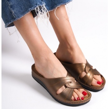 capone outfitters mules - metallic  σε προσφορά