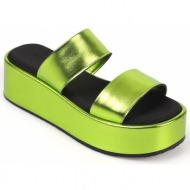  capone outfitters mules - green - block