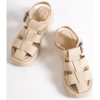 capone outfitters sandals - beige - flat σε προσφορά