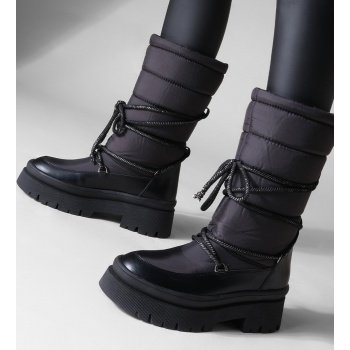 marjin snow boots - black - flat σε προσφορά