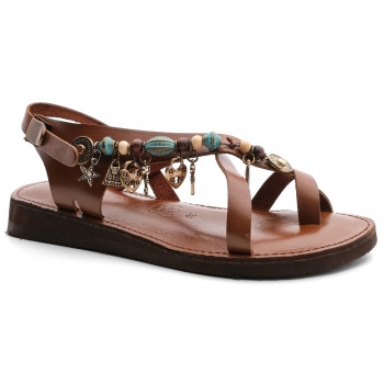 marjin sandals - brown - flat