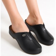  capone outfitters mules - black - flat