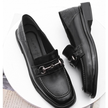 marjin loafer shoes - black - block σε προσφορά