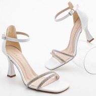  marjin evening shoes - white - stiletto heels