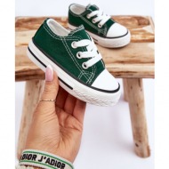  παιδικά κλασικά πράσινα πάνινα παπούτσια filemon
