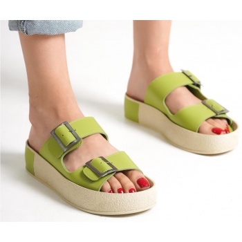 capone outfitters mules - green - block σε προσφορά