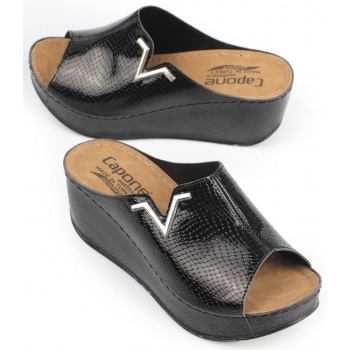 capone outfitters mules - black - wedge σε προσφορά