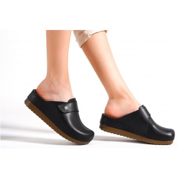 capone outfitters mules - black - flat