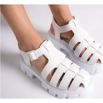 capone outfitters sandals - white - flat σε προσφορά