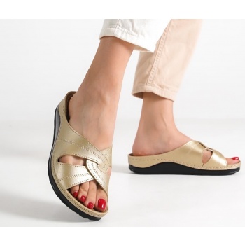 capone outfitters mules - gold - flat σε προσφορά