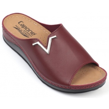 capone outfitters mules - burgundy 