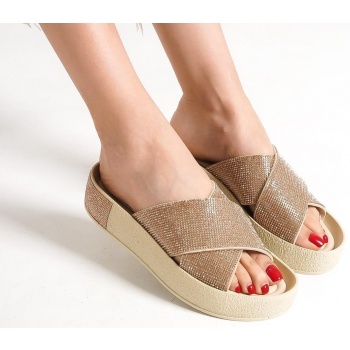 capone outfitters mules - beige - block σε προσφορά