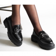  marjin loafer shoes - black - flat