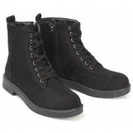  capone outfitters ankle boots - black - flat