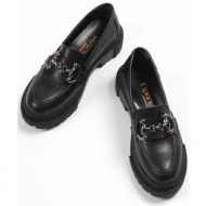 capone outfitters loafer shoes - black - flat