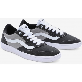 grey mens sneakers with suede details σε προσφορά
