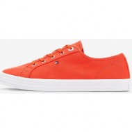  orange womens sneakers tommy hilfiger - women