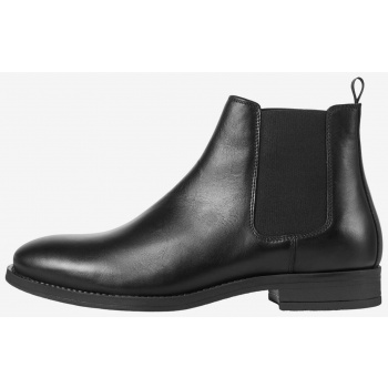 black mens leather ankle boots jack  σε προσφορά