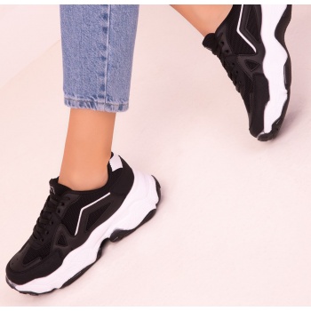 soho black and white women`s sneakers