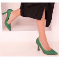  soho green women`s classic heeled shoes 17689