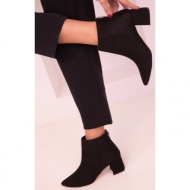  soho black suede women`s boots & booties 15447