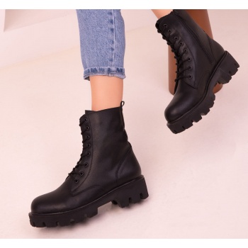 soho women`s black boots & booties 17612 σε προσφορά