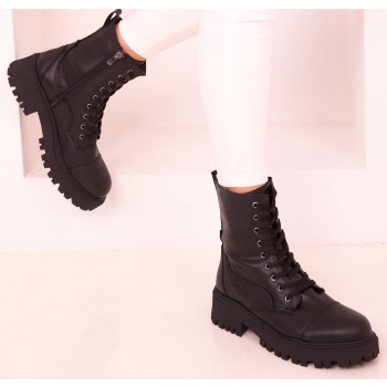 soho women`s black boots & booties 17685 σε προσφορά