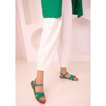 soho green women`s sandals 18263 σε προσφορά