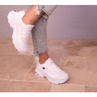  soho women`s white sneakers 18274