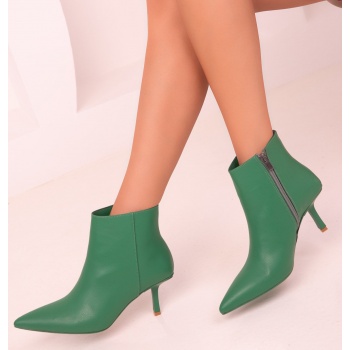 soho green women`s boots & booties 17434 σε προσφορά