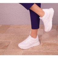  soho women`s white sneakers 18117