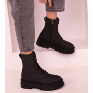  soho black matte γυναικείες μπότες &; μποτάκια 17441
