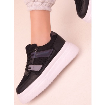 soho women`s black sneakers 17842 σε προσφορά