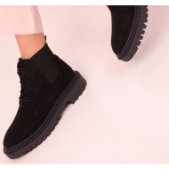  soho women`s black suede boots & booties 17622