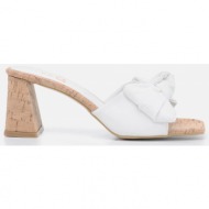  yaya by hotiç mules - white - stiletto heels