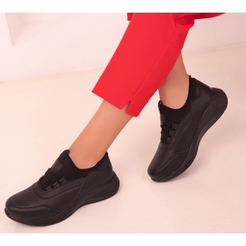 soho black matte women`s sneakers 15226 σε προσφορά