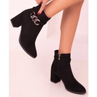  soho women`s black suede boots & booties 17450