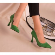  soho emerald green women`s classic heeled shoes 16002