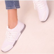  soho women`s white sneakers 16278