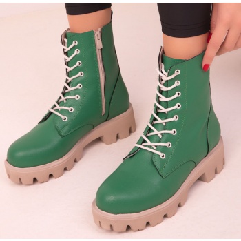 soho women`s green boots & booties 17612 σε προσφορά