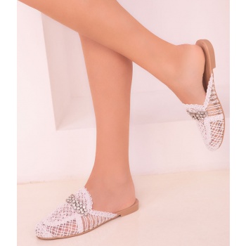 soho white women`s slippers 17962 σε προσφορά