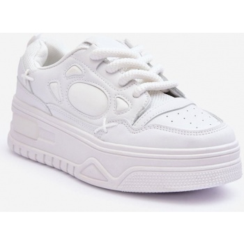 women`s platform sneakers white finos σε προσφορά