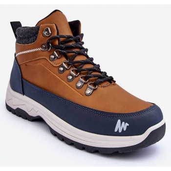 men`s winter trekking boots brown σε προσφορά