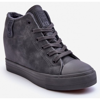 women`s leather sneakers on koturn big σε προσφορά