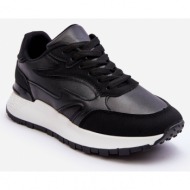  women`s sports shoes on the platform black and white henley