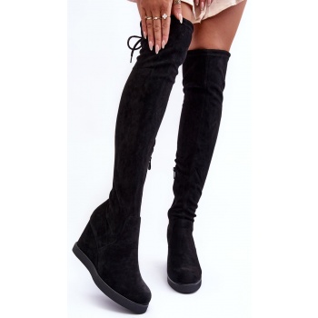 leather muskets boots on koturnu black σε προσφορά