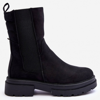 high insulated boots with short heel σε προσφορά