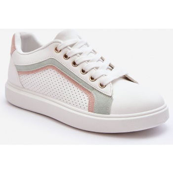 classic women`s sports shoes white-pink σε προσφορά
