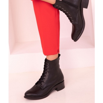 soho women`s black-black boots 