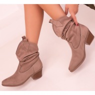  soho women`s mink suede boots & booties 16528
